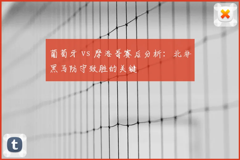 葡萄牙 vs 摩洛哥赛后分析：北非黑马防守致胜的关键